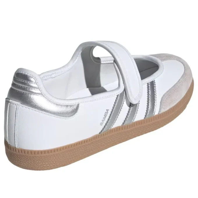 Adidas Samba Jane „White Silver Metallic”