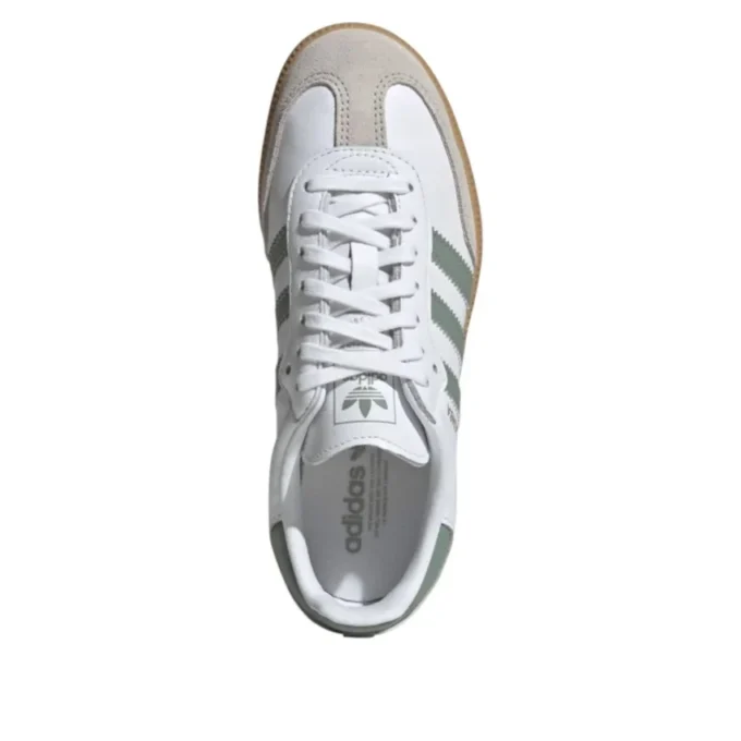 Adidas Samba OG „Cloud White Silver Green”