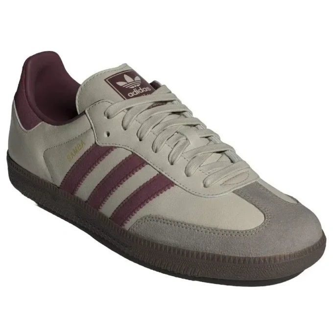 Adidas Samba OG „Putty Grey Maroon”