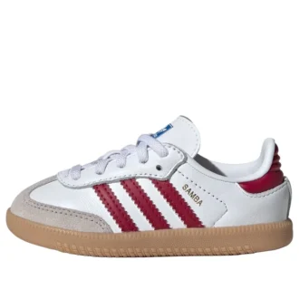 Adidas Samba OG „White Collegiate Burgundy Gum”