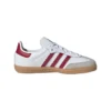 Adidas Samba OG „White Collegiate Burgundy Gum”
