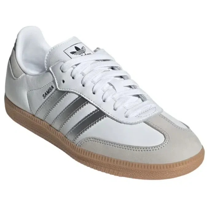 Adidas Samba OG „White Silver Metallic Grey”