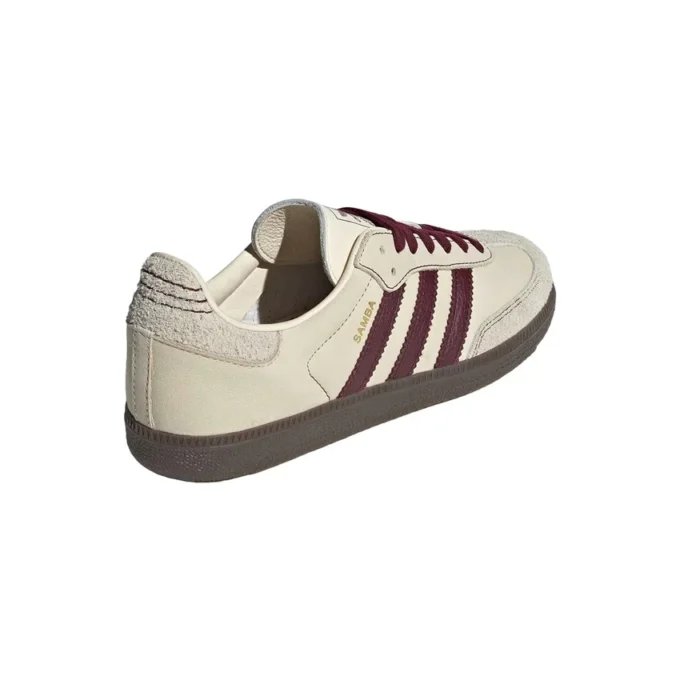 Adidas Samba OG „Wonder White Maroon”