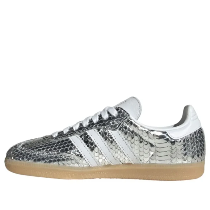 Adidas Samba Patent Snakeskin „Silver Metallic”