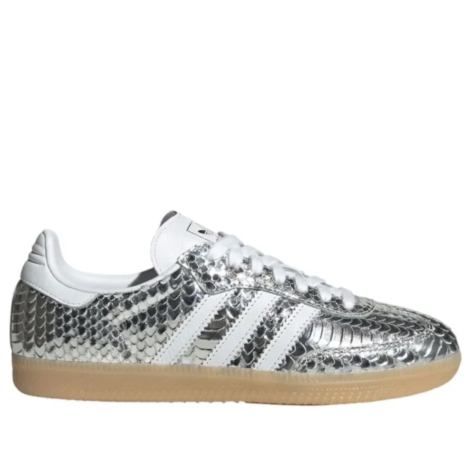 Adidas Samba Patent Snakeskin „Silver Metallic”