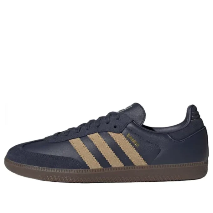 Adidas Samba „Shadow Navy Golden Beige Gum”