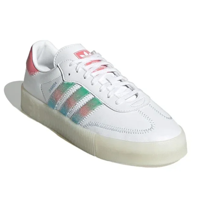 Adidas Sambarose „White Green Pink”