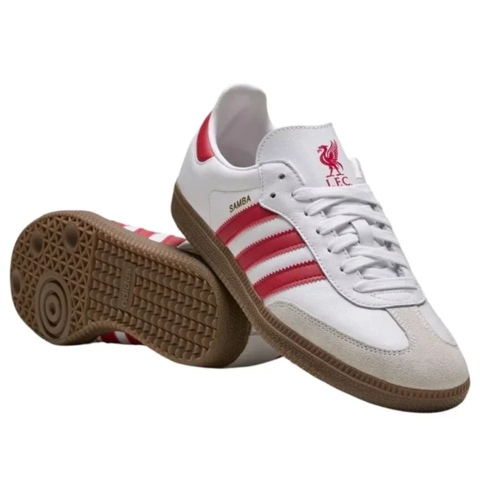 Adidas X Liverpool Fc Samba „White Strawberry Red Gum”