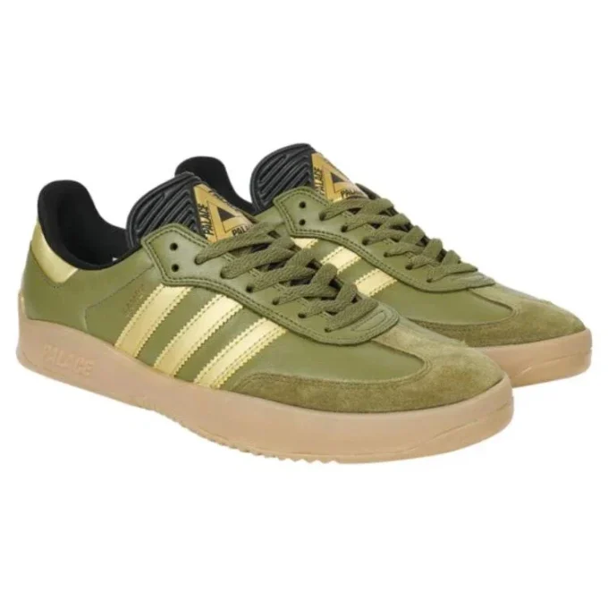 Adidas X Palace Samba Puig „Focus Olive Metallic Gold”