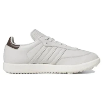 Buty golfowe Adidas Samba „Grey White” Buty golfowe Adidas Samba „Grey White”